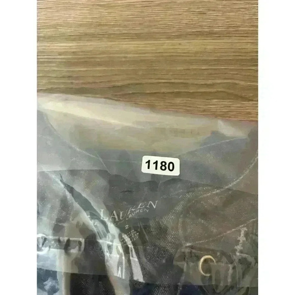 Vtg Lauren Ralph Lauren Denim Shift Dress Pockets Lace Up Front Short Sleeve 2 - Picture 13 of 13